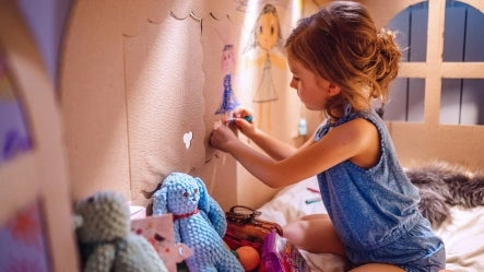 לא רק הבית של יעל: כך מכינים עם הילדים בית משחק מקרטון