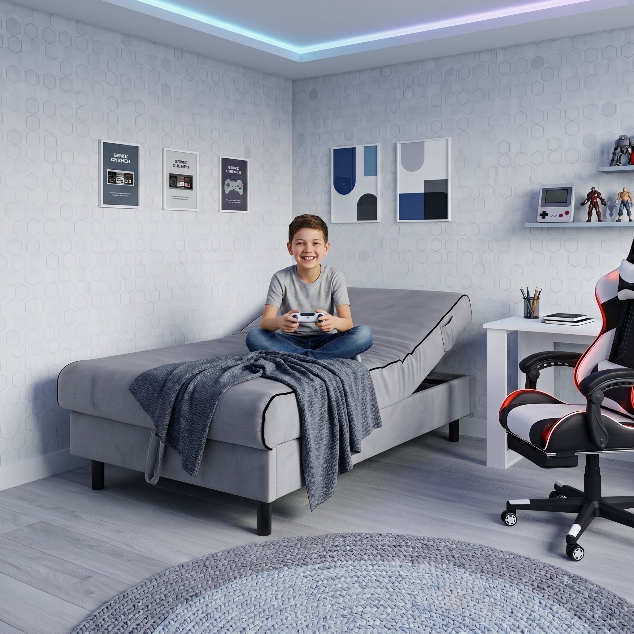 מיטת נוער מתכווננת PLAY