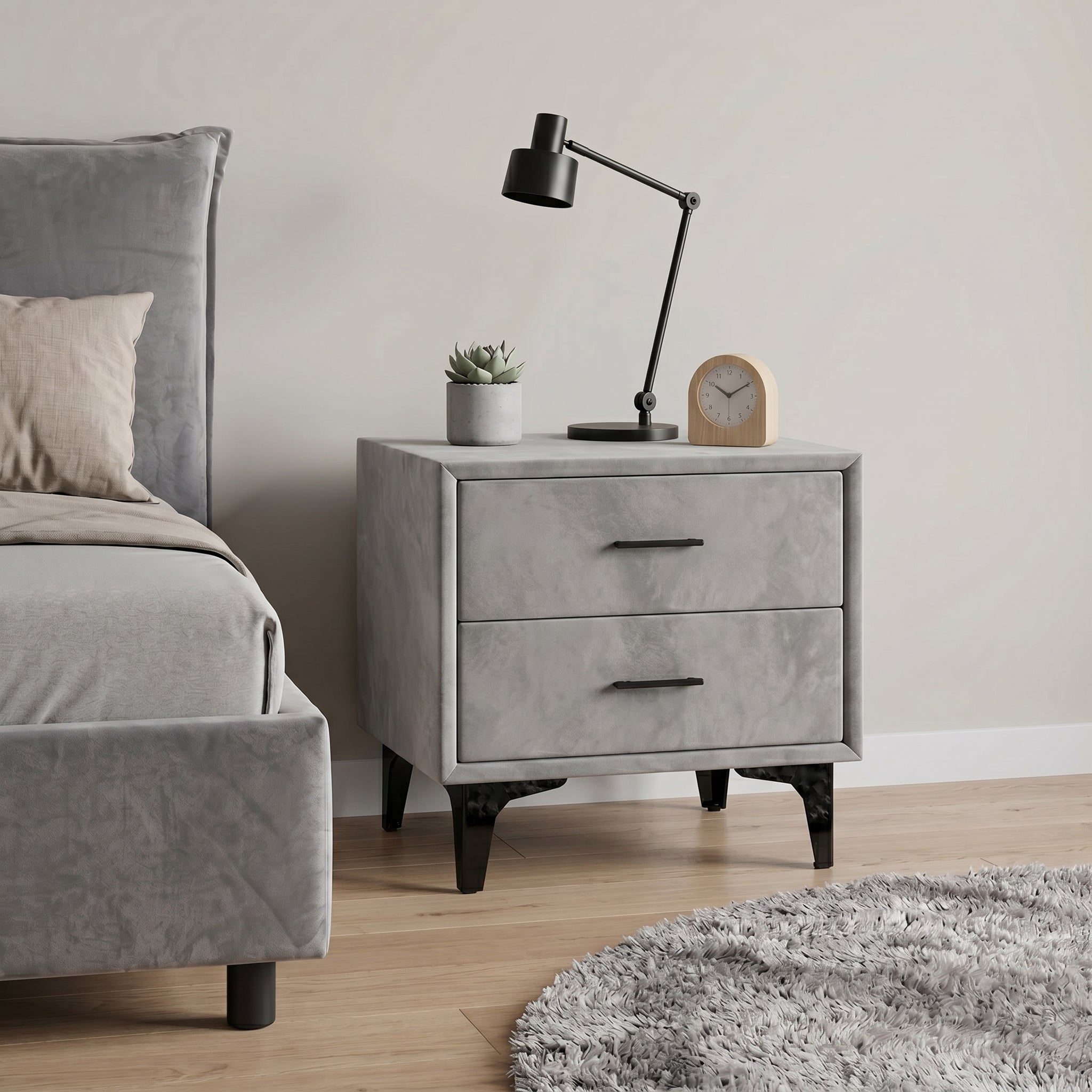 שידת לילה מרופדת ליאור
