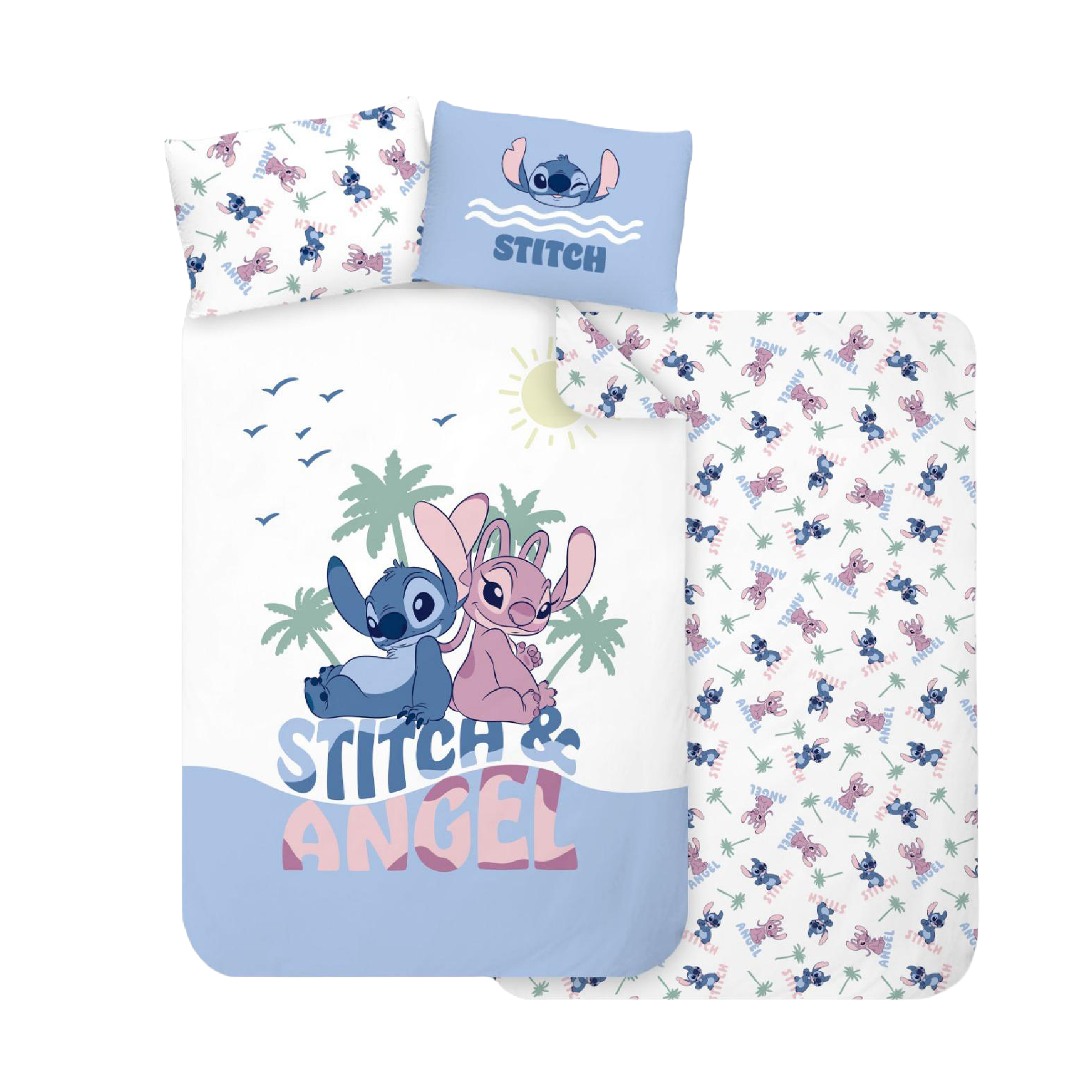 סט מצעים דיסני למיטת יחיד stitch&Angle
