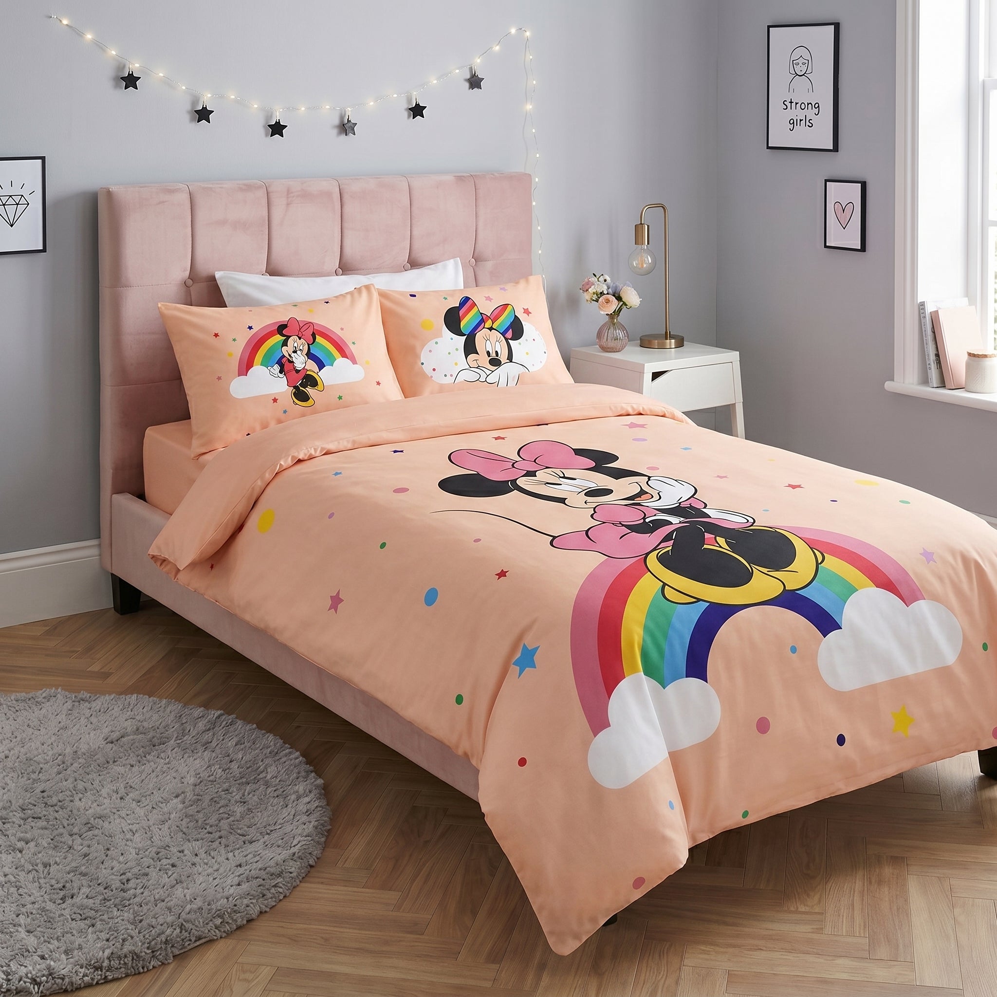 סט מצעים למיטת נוער Minnie all around