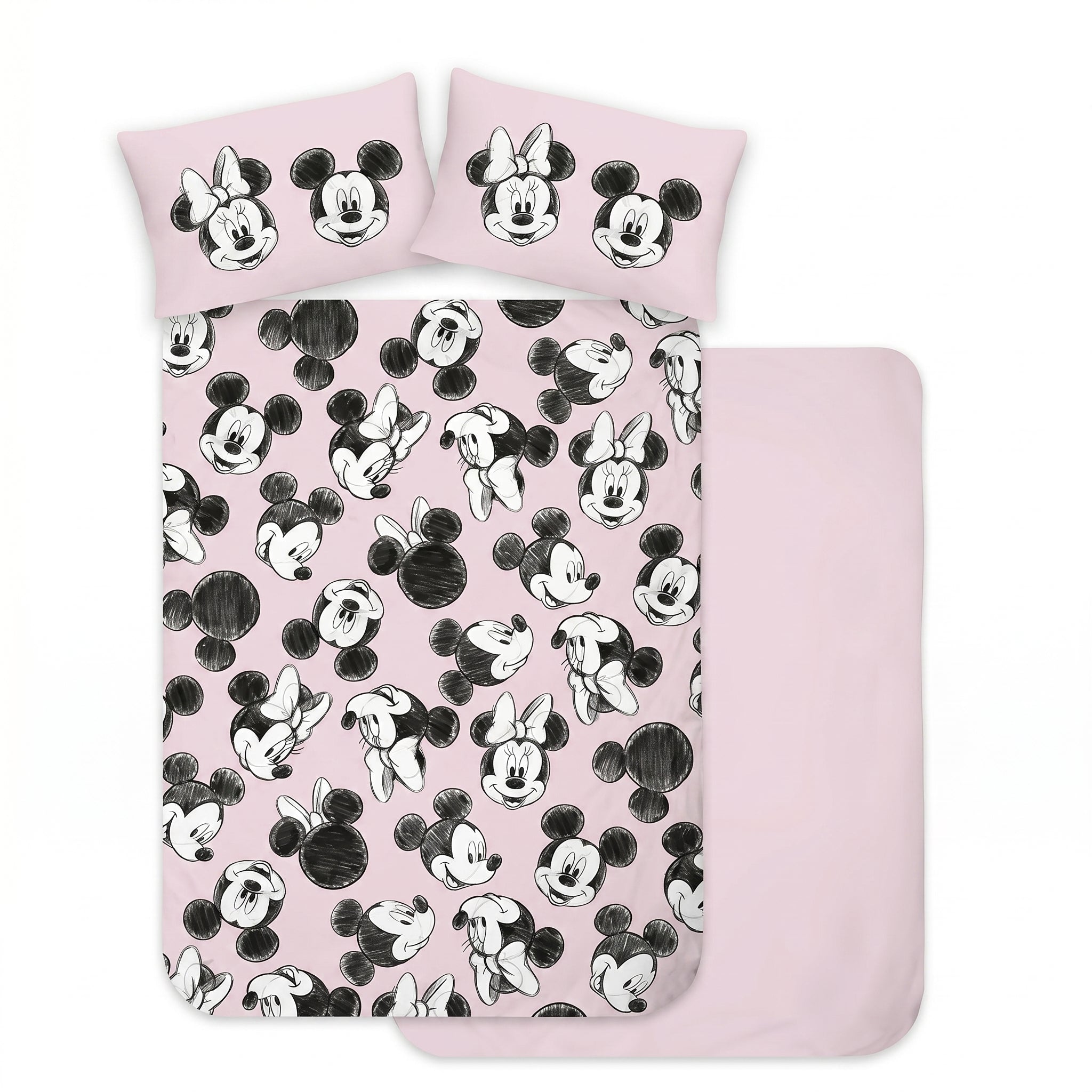 סט מצעים דיסני למיטת יחיד Minnie all around