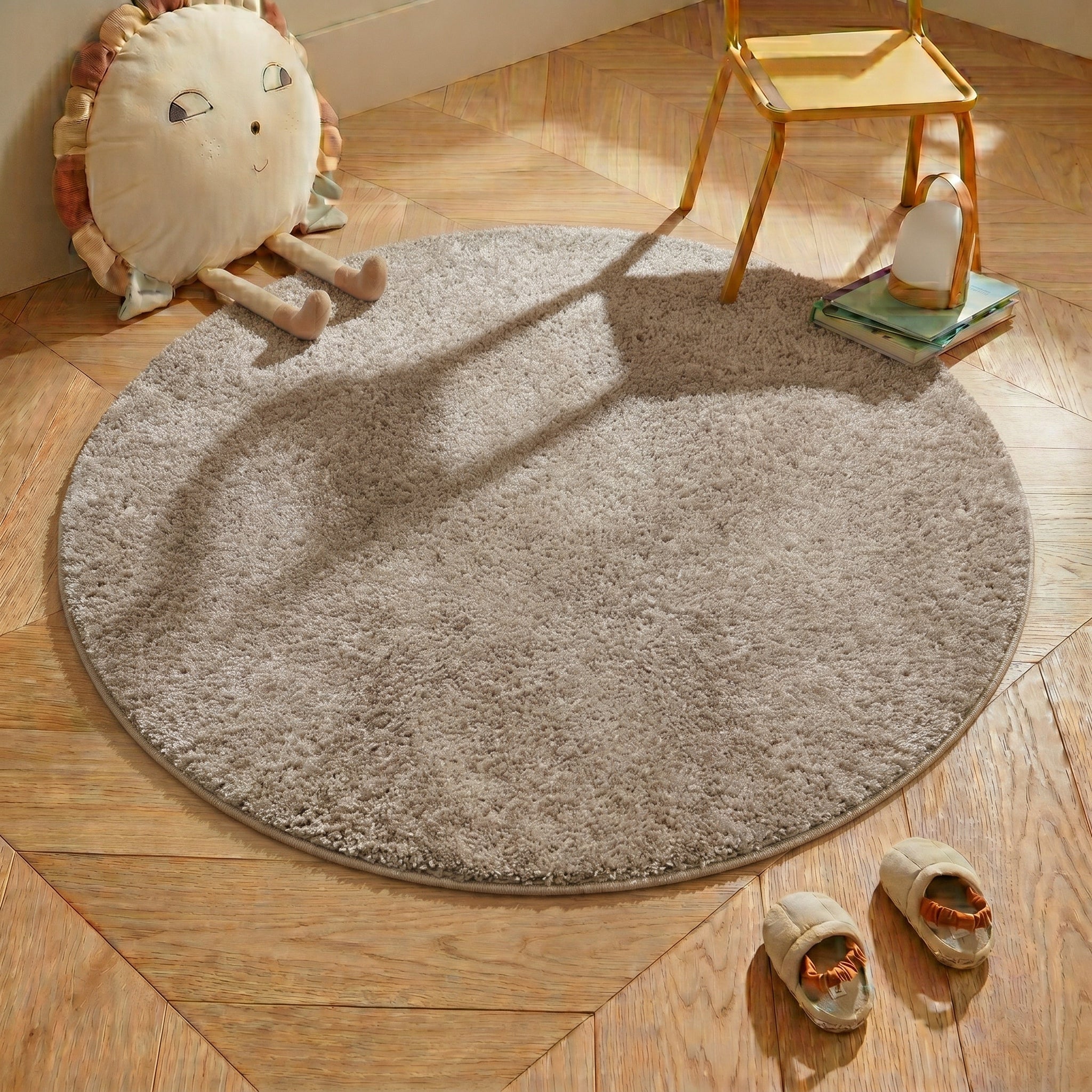 שטיח Fluffy עגול