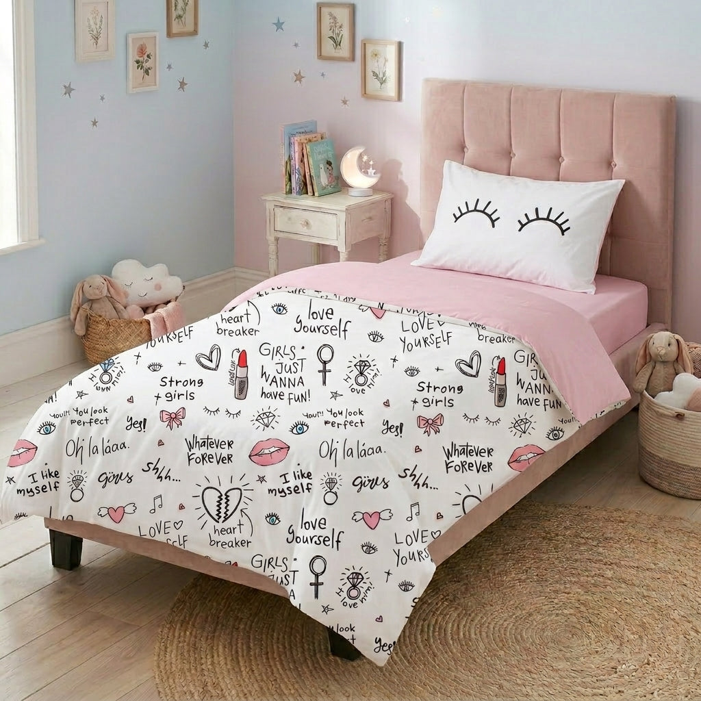 סט מצעים למיטת יחיד GIRL